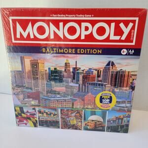 Baltimore, MD Monopoly Board Game